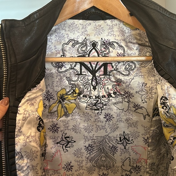 Mackage, black long sleeve leather jacket, small. - Picture 4 of 4